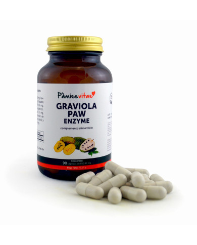 PAMIES VITAE Graviola Paw Enzyme 90 cápsulas