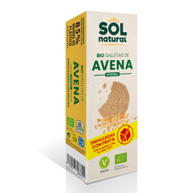 SOL NATURAL Bio Galletas de Avena Integral
