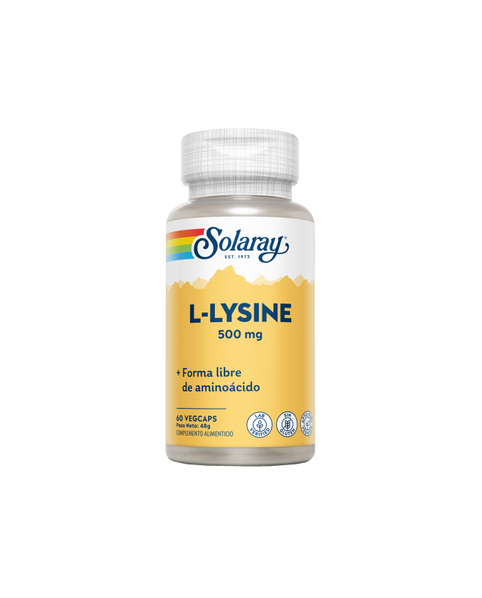 SOLARAY L-Lysine  500 mg. 60 cap.