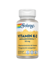 SOLARAY Vitamina K 2 - 50 mcg. 30 Cápsulas