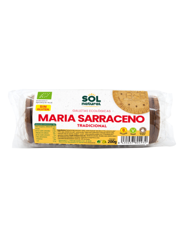 SOL NATURAL Galletas Bio Trigo Sarraceno 200 grs.