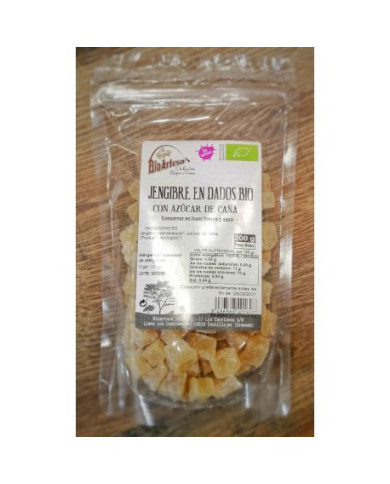 BIOARTESA Caramelos Jengibre Dados Bio 200 grs.