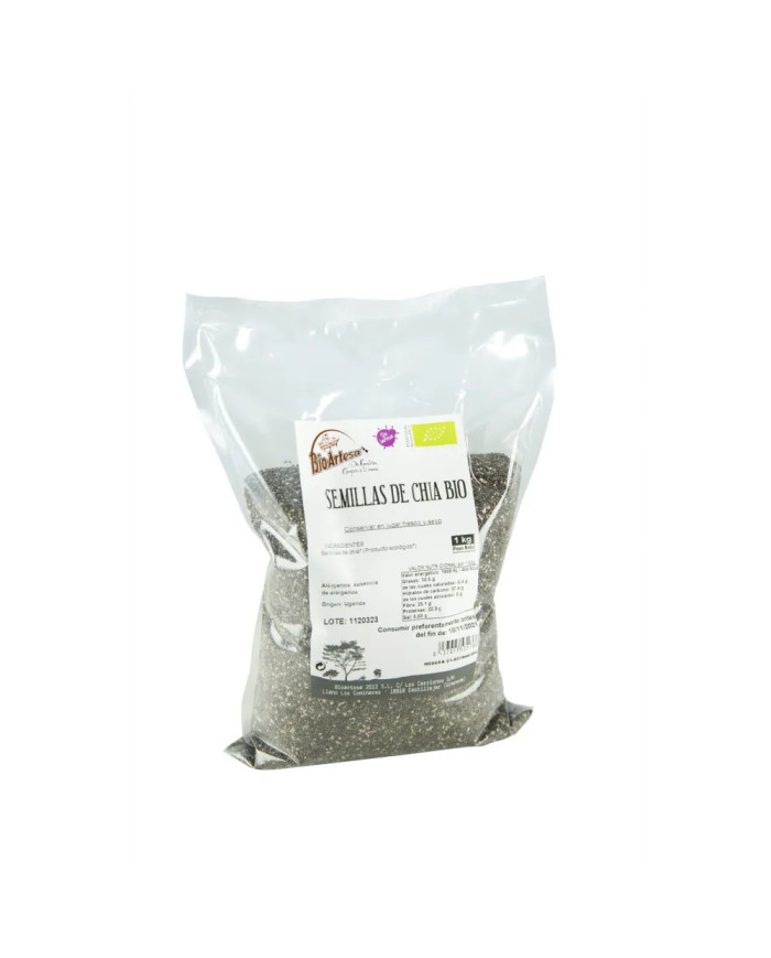 Semillas de Chía BIOARTESA Bio Paquete de 1 kg.