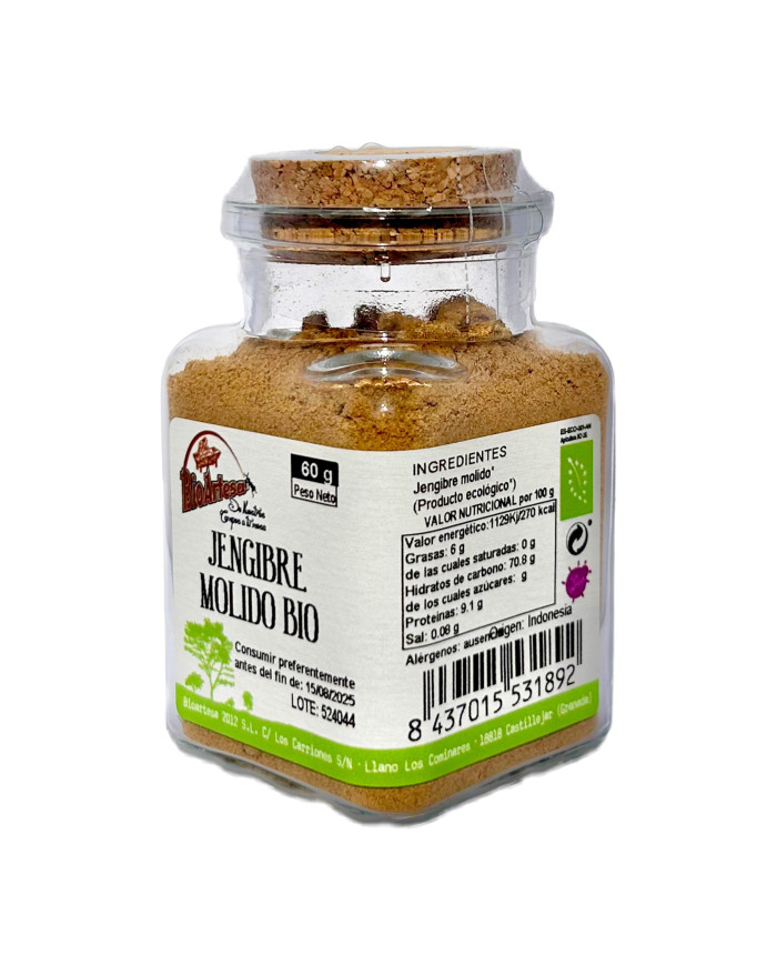 BIOARTESA Jengibre Molido Bio 60 grs.