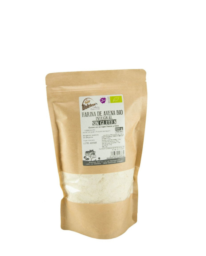 BIOARTESA Harina Avena Bio S/G 500 grs.