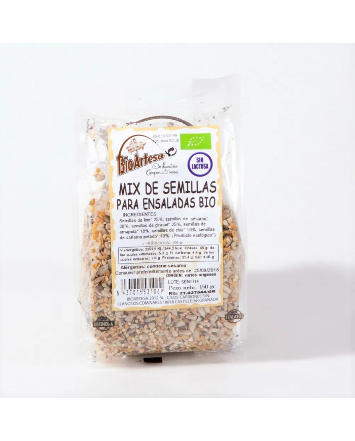 BIOARTESA Mezcla Mix 6 Semillas Bio 150 grs.