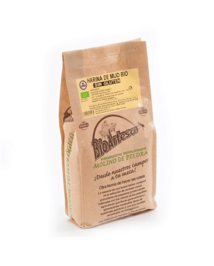BIOARTESA Harina Mijo Integral Bio S/G 1 kg.