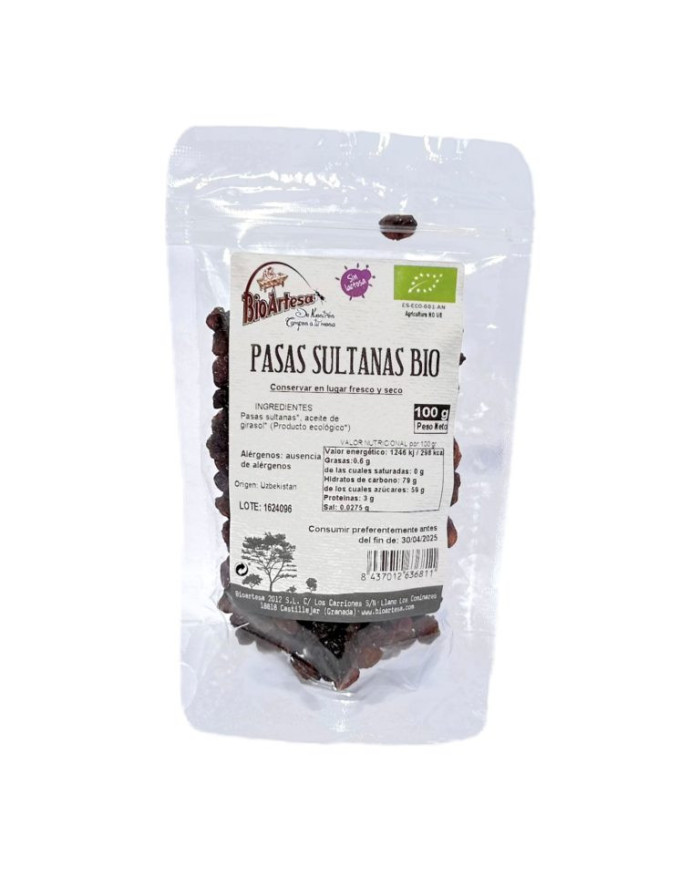 BIOARTESA Pasas Sultanas Bio 100 grs.