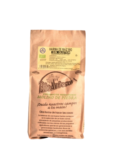 BIOARTESA Harina Maiz Bio S/G  1 kg.