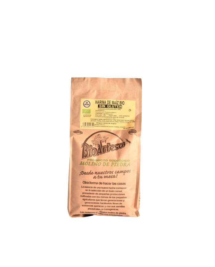 BIOARTESA Harina Maiz Bio S/G  1 kg.