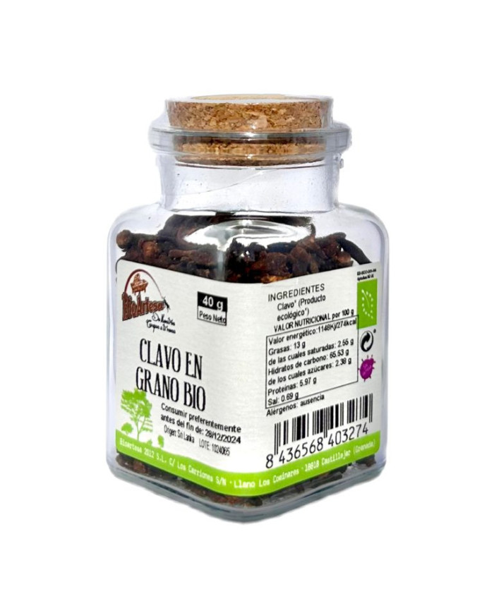 BIOARTESA Clavo en Grano Bio 40 grs.
