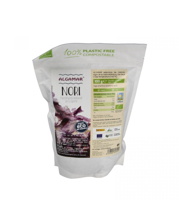 ALGAMAR Alga Nori Copos Eco 100 grs.