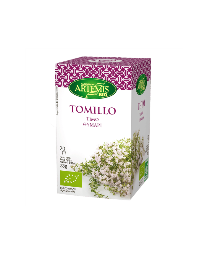 ARTEMIS Infusión Tomillo Eco 20 filtros.