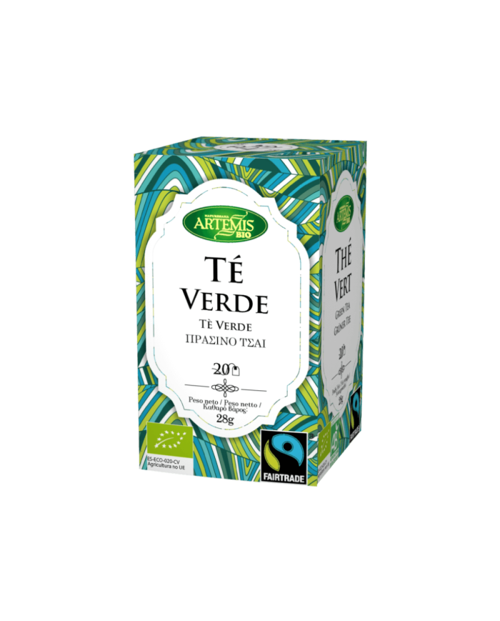 ARTEMIS Té Verde Eco 20 filtros.