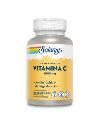 SOLARAY Vitamina C Retard 1000 mg. 100 Comprimidos
