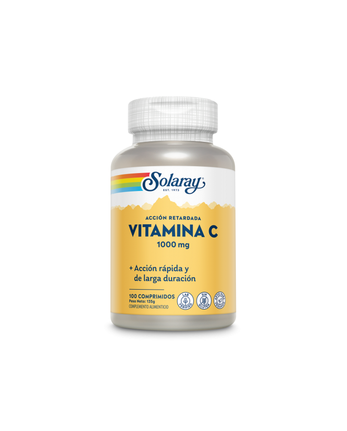 SOLARAY Vitamina C Retard 1000 mg. 100 Comprimidos