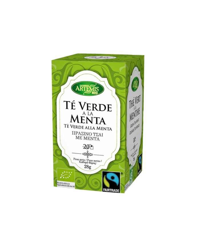 ATEMIS Té Verde Con Menta Eco 20 filtros.
