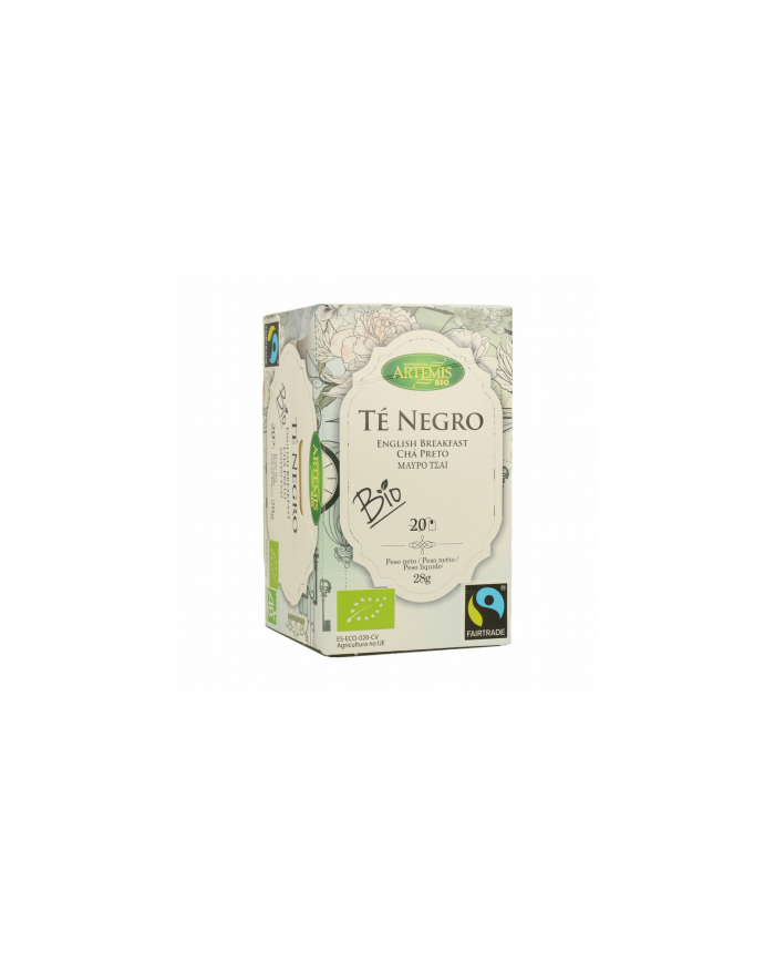 ARTEMIS Té Negro Eco 20 filtros.