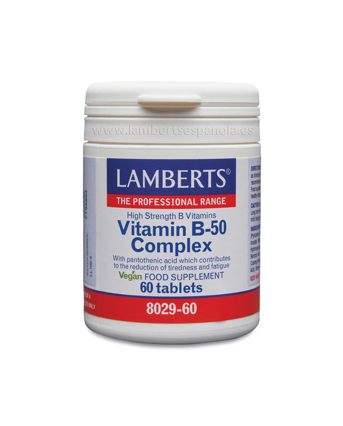 LAMBERTS Vitamina B-50 Complex 60 tabletas