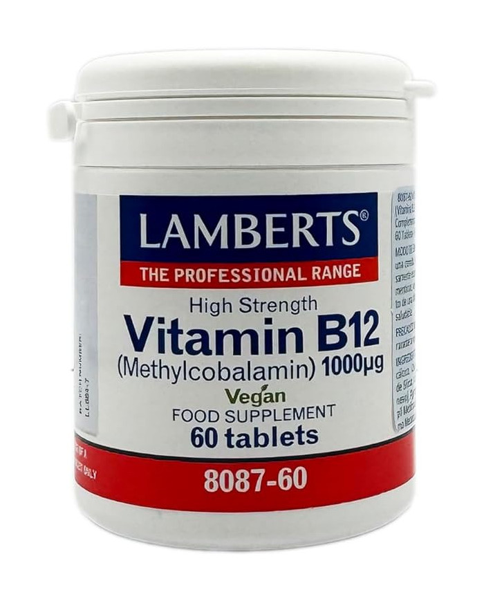 LAMBERTS Vitamina B-12 1000 mg. 60 tabletas
