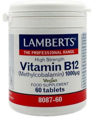LAMBERTS Vitamina B-12 1000 mg. 60 tabletas