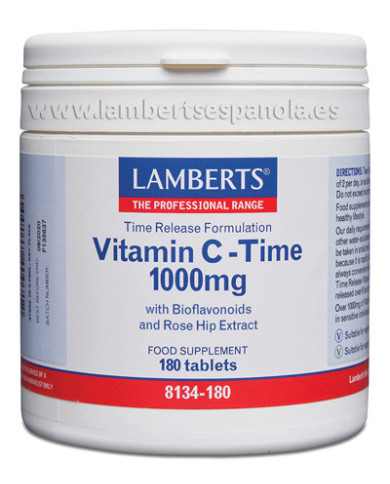 LAMBERTS Vitamina C 1000 mg. Bioflav. 180 tabletas