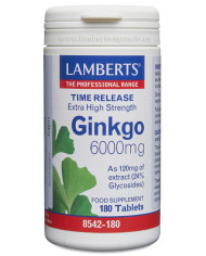 LAMBERTS Ginkgo Biloba 180 tabletas