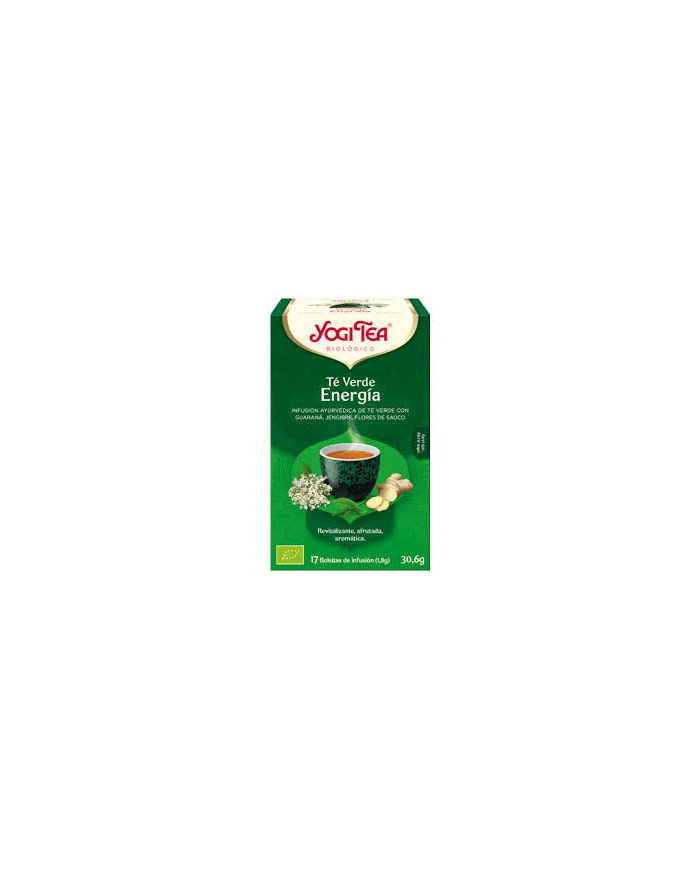 YOGI TEA Te Verde Energia Bio 17 Filtros