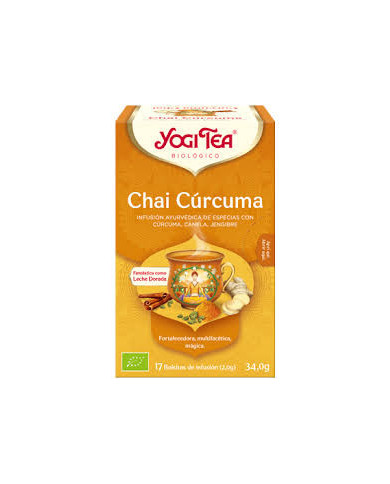 YOGI TEA Chai Cúrcuma Bio 17 Filtros