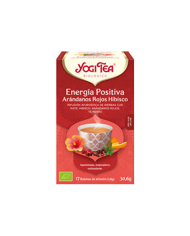 YOGI TEA Energía Positiva Arándanos Bio 17 Filtros