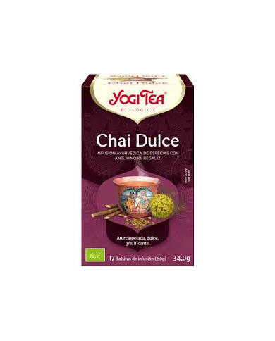 YOGI TEA Chai Dulce Bio 17 Filtros