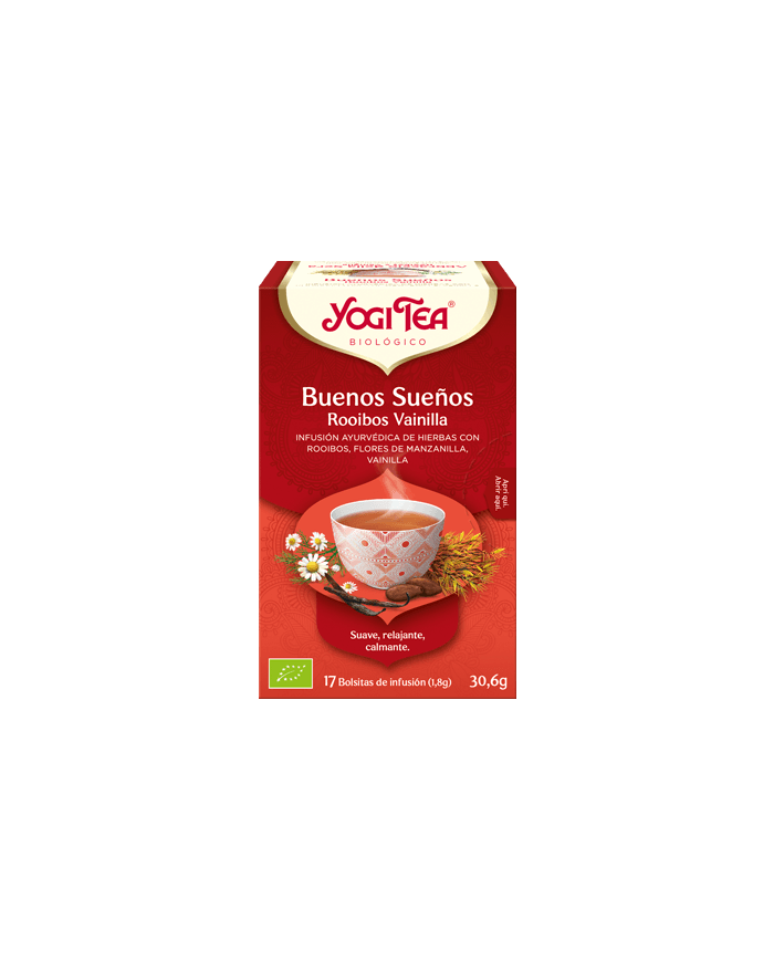 YOGI TEA Buenos Sueños Rooibos Vainilla Bio 17 Filtros