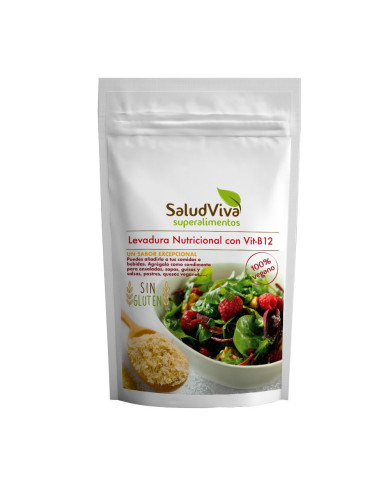 SALUD VIVA Levadura Nutricional con B 12 - 125 grs.