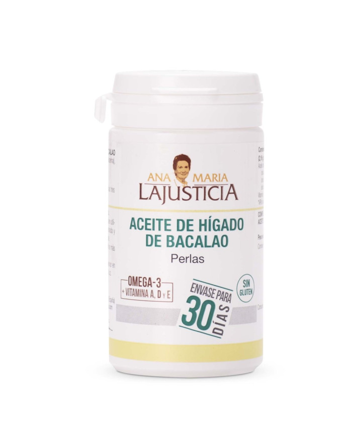 ANA M LA JUSTICIA Aceite Higado de Bacalao 90 perlas.