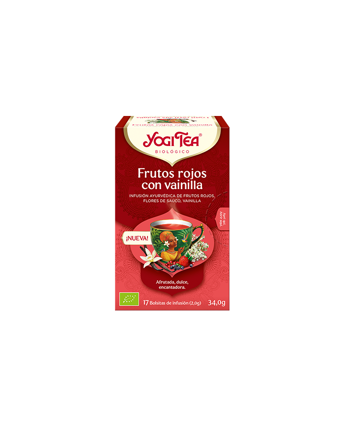 YOGI TEA Frutos Rojos con Vainilla 17 Filtros