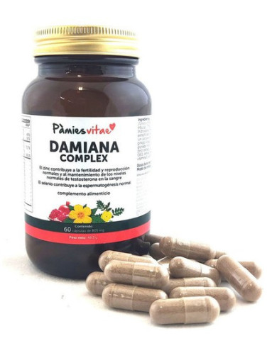 PAMIES VITAE Damiana Complex 60 Cápsulas