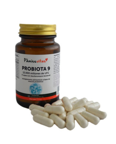 PAMIES VITAE Probiota 9 - 30 Cápsulas.