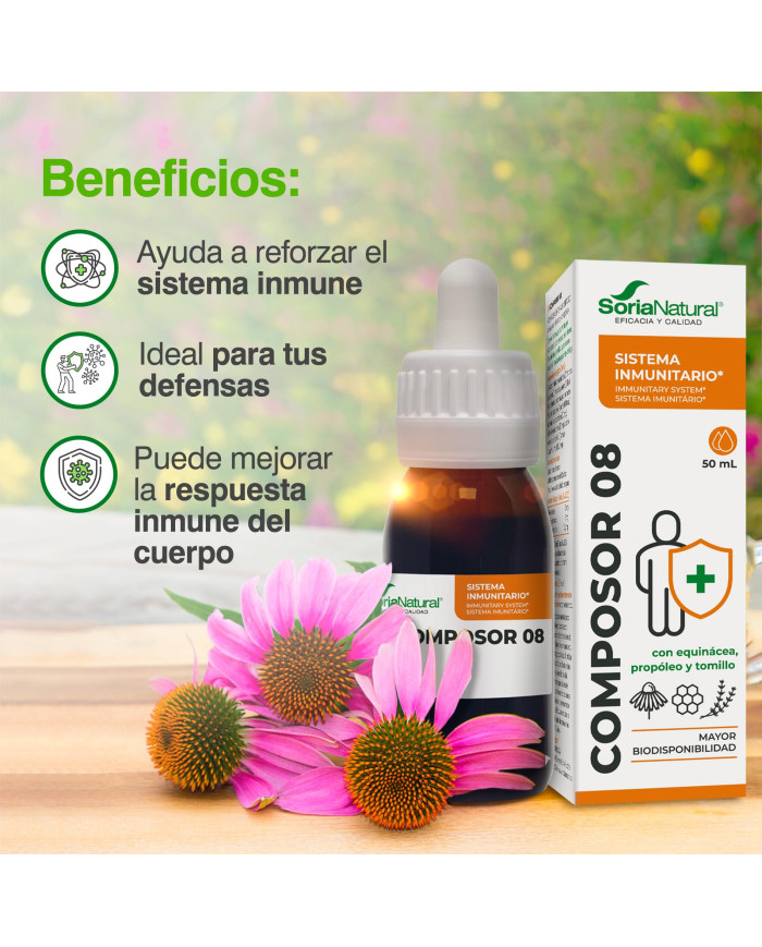 SORIA NATURAL Composor 8 - Echinacea Complex 50 ml.