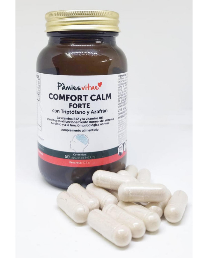 PAMIES VITAE Comfort Calm Forte PV Frasco de 60 Cápsulas