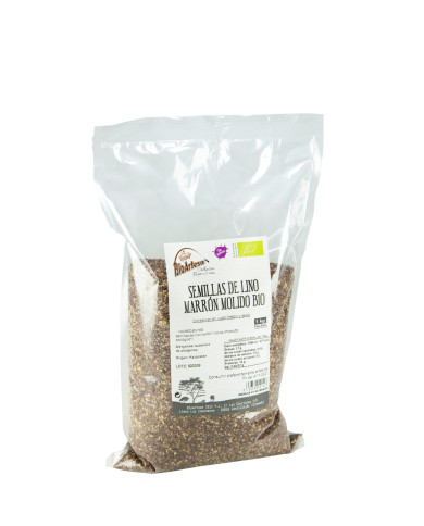 BIOARTESA Lino Marrón Ecológico Molido 1 Kg.