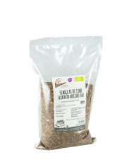 BIOARTESA Lino Marrón Ecológico Molido 1 Kg.