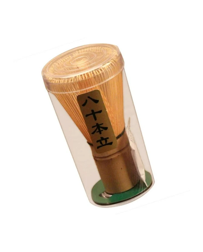Batidor Chasen de Bambú para Ceremonia del Té Matcha