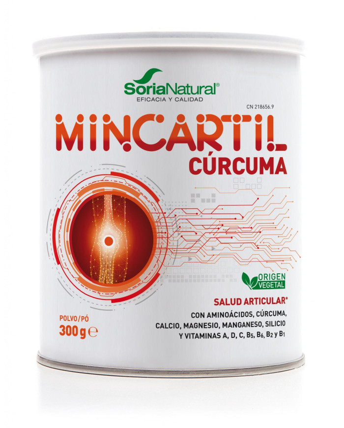 SORIA NATURAL Mincartil cúrcuma bote 300 grs.