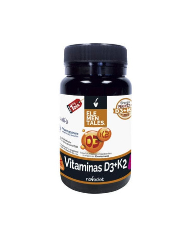 NOVADIET Elemental Vit. D3 + K2 60 cap.