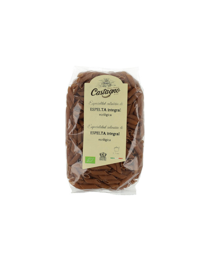 CASTAGNO Macarrones de Espelta Integral Ecológica 500 grs.
