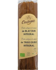 CASTAGNO Spaghetti de Trigo Duro Integral Ecológica 500 grs.