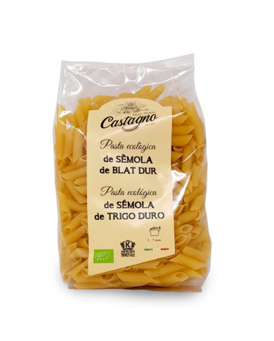 CASTAGNO Macarones de Sémola  de Trigo Duro 500 grs.