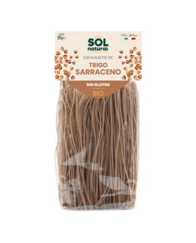 SOL NATURAL Espaguettis Sarraceno  Bio 250 grs.