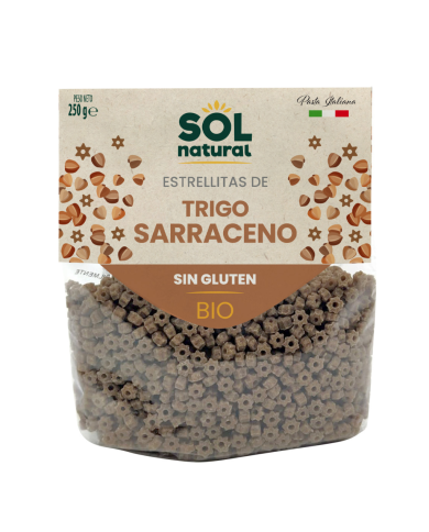 SOL NATURAL  Estrellitas de Sarraceno  Bio 250 grs.