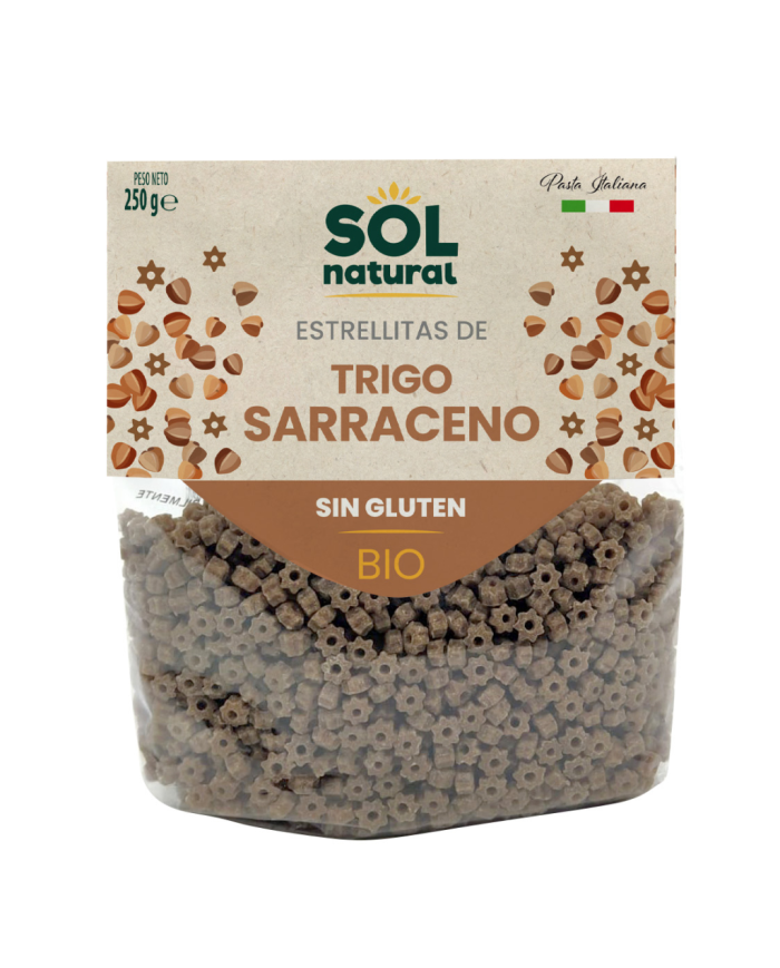 SOL NATURAL  Estrellitas de Sarraceno  Bio 250 grs.